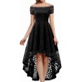 thumbnail image 1 of Dressystar Robe en Dentelle Épaules Dénudées Manches Courtes Robe de Cocktail Formelle, 1 of 6