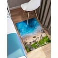 thumbnail image 5 of View Rug, Sea Landscape Rug, Office Decor Rugs, Coastal Decor Rug, Customs Rug, Printed Rug, Kitchen Rugs, Farmhouse Rug, Accent Rugs, 2.6'x6.5' - 80x200 cm, 5 of 8