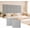 Gray, variant on Anti Collision Wall Padding for Kids,Peel and Stick headboard Panel | Gray 6 Packs 11.8''×11.8'' Upholstered 3D Wall Panels Self-Adhesive Panels for Wall, Bedroom Living Room