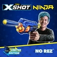 thumbnail image 2 of XShot Ninja No Rez Foam Dart Blaster (8 Darts, 1 Dog-Tag) Limited Edition by ZURU, 2 of 7