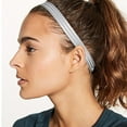 thumbnail image 2 of Nicehomfit 3Pcs Reflective Sweatband for Sports Use Elastic Non Slip Hairband in Assorted Colors, 2 of 5