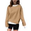 thumbnail image 4 of Admvng Sweatshirt for Women Stripe Casual Printed Round Neck Long Sleeved Top Loose Sweatshirts，Size S-2XL, 4 of 4