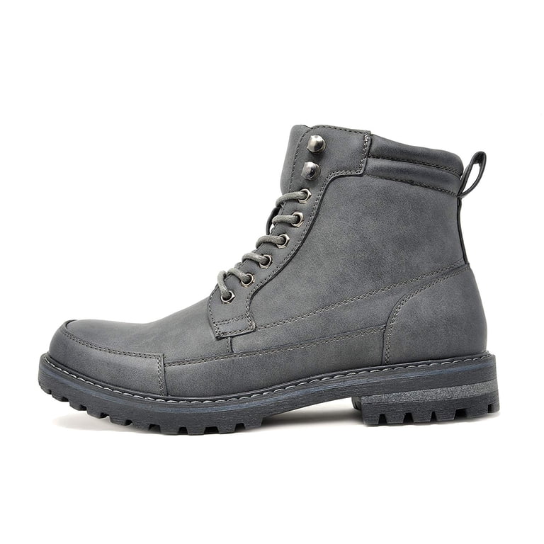 Bruno Marc Men\'s Cap-Toe Motorcycle Combat Boots size 13 Men main image 4