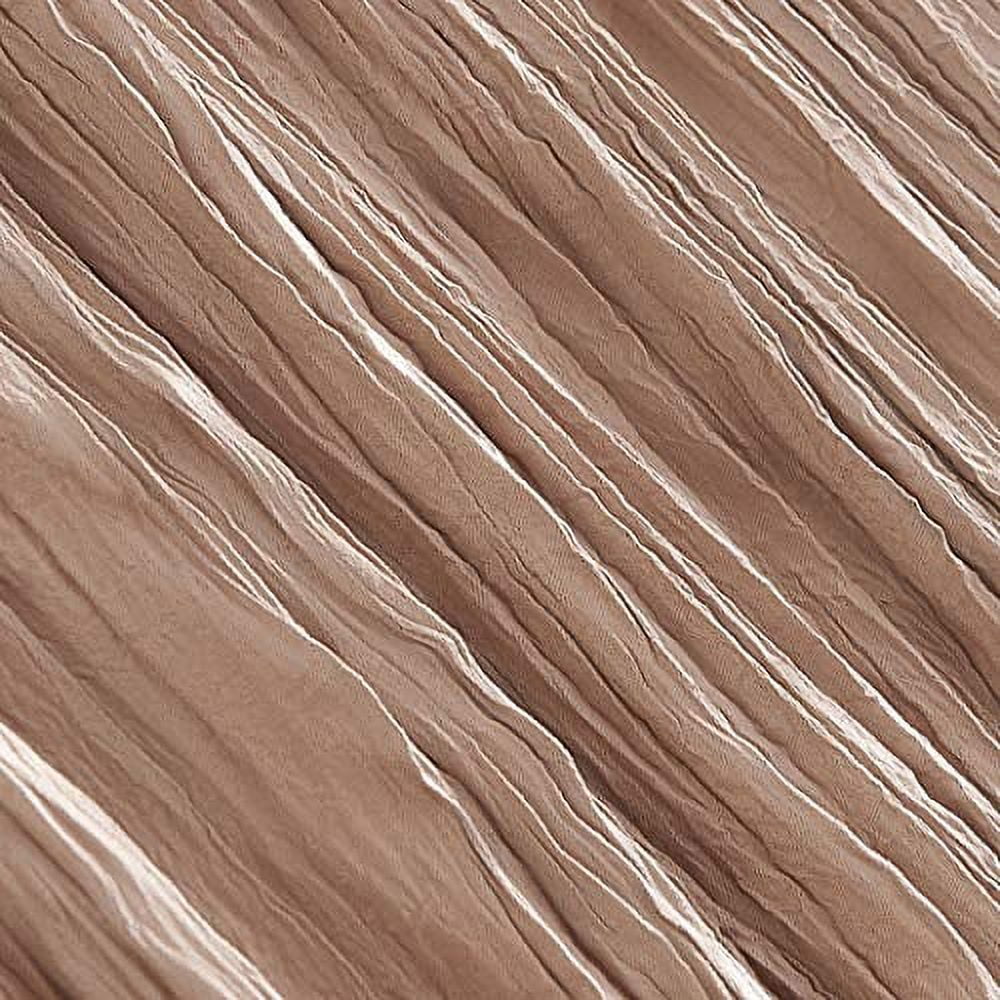 No. 918 Odelia Distressed Velvet Tab Top Curtain Panel, 50" x 84" in Blush