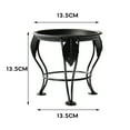 thumbnail image 6 of Callipe Metal Plant Stand Coated Three Legged Potting Rack Round Standing Planter Holder for Indoor Outdoor Plants, 6 of 8