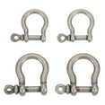 thumbnail image 3 of 4 Pcs Luggage Buckle Horseshoe Buckle Handbag Clasps Miss 3X3X0.5CM Silver, 3 of 8