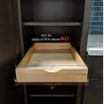 thumbnail image 1 of 17'' Width Pull Out Drawer Garbage Drawer Roll Out Tray Wood Pull Out Drawer Box Kitchen Cabinet Organizer Cabinet Slide Out Shelv Pull-Out Shelf Pull Out Sliding Drawer DIY (Fits RTA Face Frame B21), 1 of 5