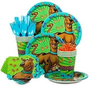 costume supercenter scooby doo birthday party standard tableware kit serves 8