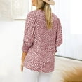 thumbnail image 2 of Sherrylily Women Long Sleeve Rayon Tops Crew Neck Fashion Chiffon Shirt Summer Puff Sleeve Blouse, 2 of 5