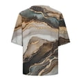 thumbnail image 5 of Cutuoiiu Short Sleeve Button Down Shirts for Women Summer Beach V-Neck Tops Gifts, 5 of 5