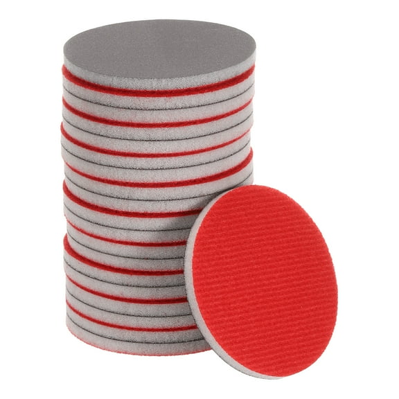 Uxcell 20pcs 3000 Grit Sanding Sponge 2.85 Inch Hook and Loop Sanding Disc Wet/Dry