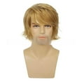 thumbnail image 2 of Men's wigs short hair, men's wig replacement wigs realistic men's wigs, synthetic wigs for men's Christmas daily wear, 2 of 7