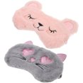 thumbnail image 1 of FESTFENDS Blindfolds for Party Games 2Pcs Adjustable Elastic Cord Plush Assorted Color, 1 of 8