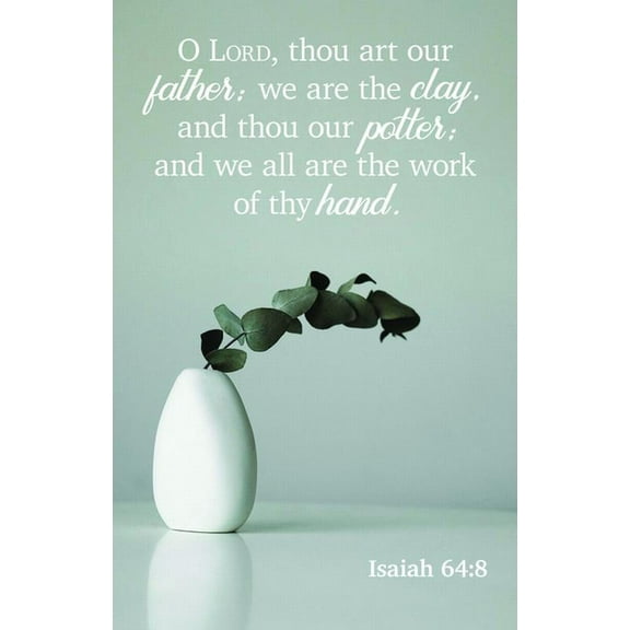 General Worship Bulletin: Work of Thy Hands (Package of 100) : Isaiah 64:8 (KJV) (Other)