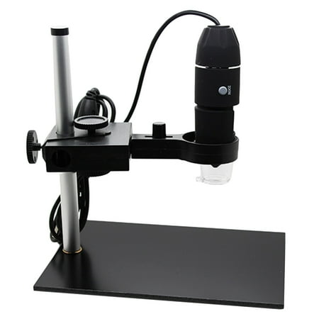 1000x Magnification USB Digital Microscope Built-in 8 LED Camera Magnifier with Base Stand Holder Support