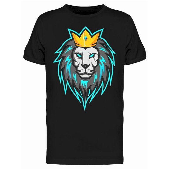 Royal Lion Icon Clipart T-Shirt Men -Image by Shutterstock, Male XX-Large