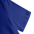 thumbnail image 7 of Garbnen Womens Short Sleeve Shirts Curved Hem Women V Neck T Shirt Hide Belly Spring Dressy Womens Going Out Top Blue M, 7 of 7
