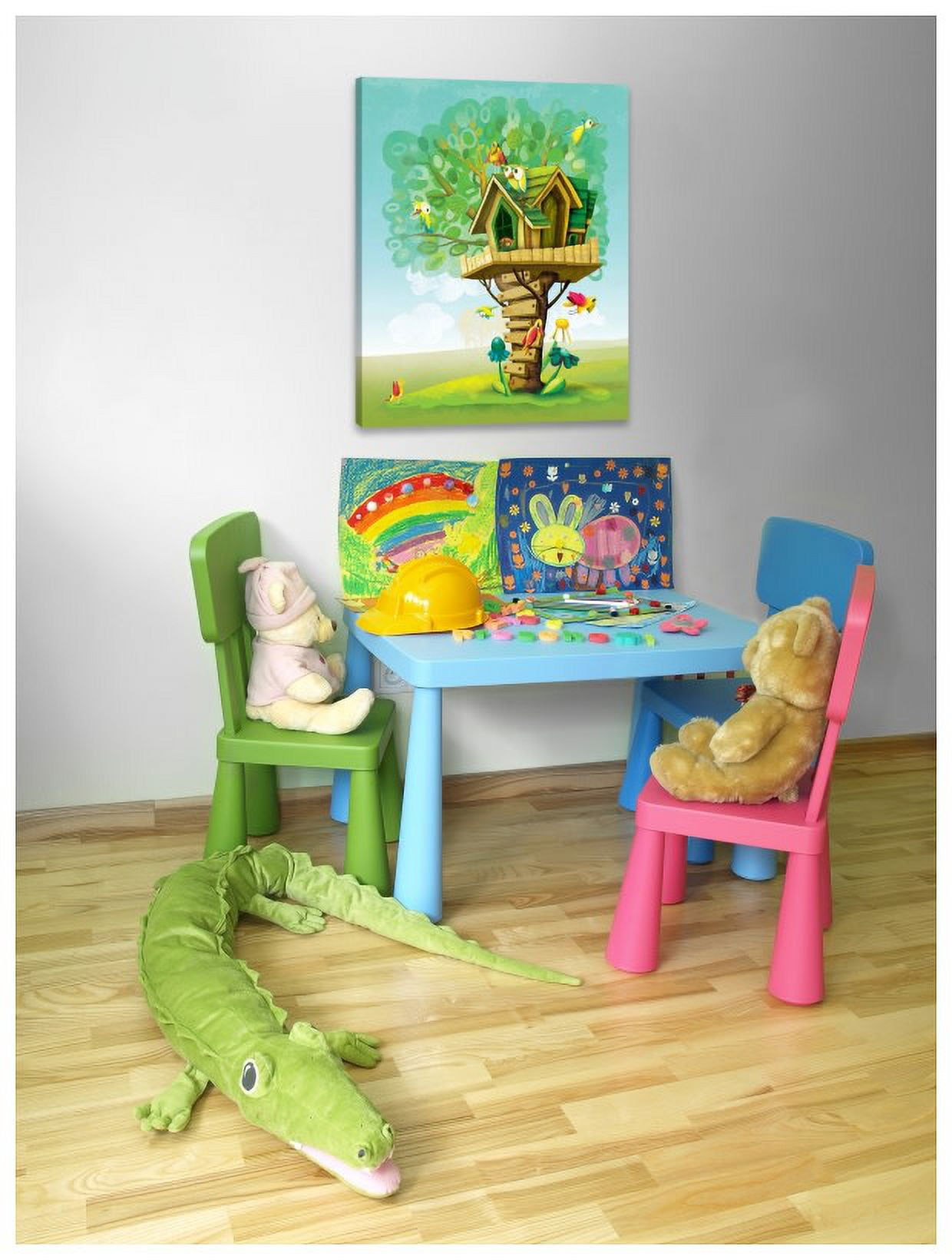 Marmont Hill "Tree House" by Curtis Painting Print on Canvas