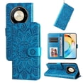 thumbnail image 2 of Funda tipo cartera GANGXUN para Honor Magic 6 Lite , diseño girasol, cuero PU, soporte, cierre magnético, tarjetero, 2 of 5
