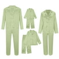 thumbnail image 4 of Chuancc Family Xmas Pajamas Sets Christmas Pajamas Family Airport Travel Outfit Women Women'S Pajamas Halloween Pajamas Pajama Set Mom—Mint Green S, 4 of 6