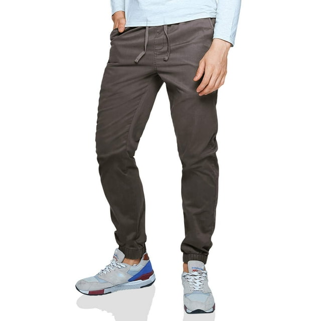 Pantalón de chándal Pant Match, holgado, estilo chino lavado, para hombre, verde grisáceo