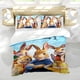 thumbnail image 5 of Peter Rabbit Conjunto de sábanas temático, trío de piezas, cómodo y amigable con la piel, diseño único, regalo de decoración para el hogar para familiares, amigos y fans,140cm *210cm, 5 of 6