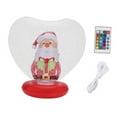 thumbnail image 3 of GUOOL Glowing Inflatable Christmas Ball Heart Xmas Ball for Party Yard Front Porch Santa, 3 of 9