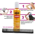 thumbnail image 3 of Kit Shampoo de Argán Nefertiti 300ml + Peine Graduado Alfamar | Nutre, suaviza y da brillo al cabello seco y maltratado | Ideal para uso diario, sin sal ni parabenos, 3 of 5