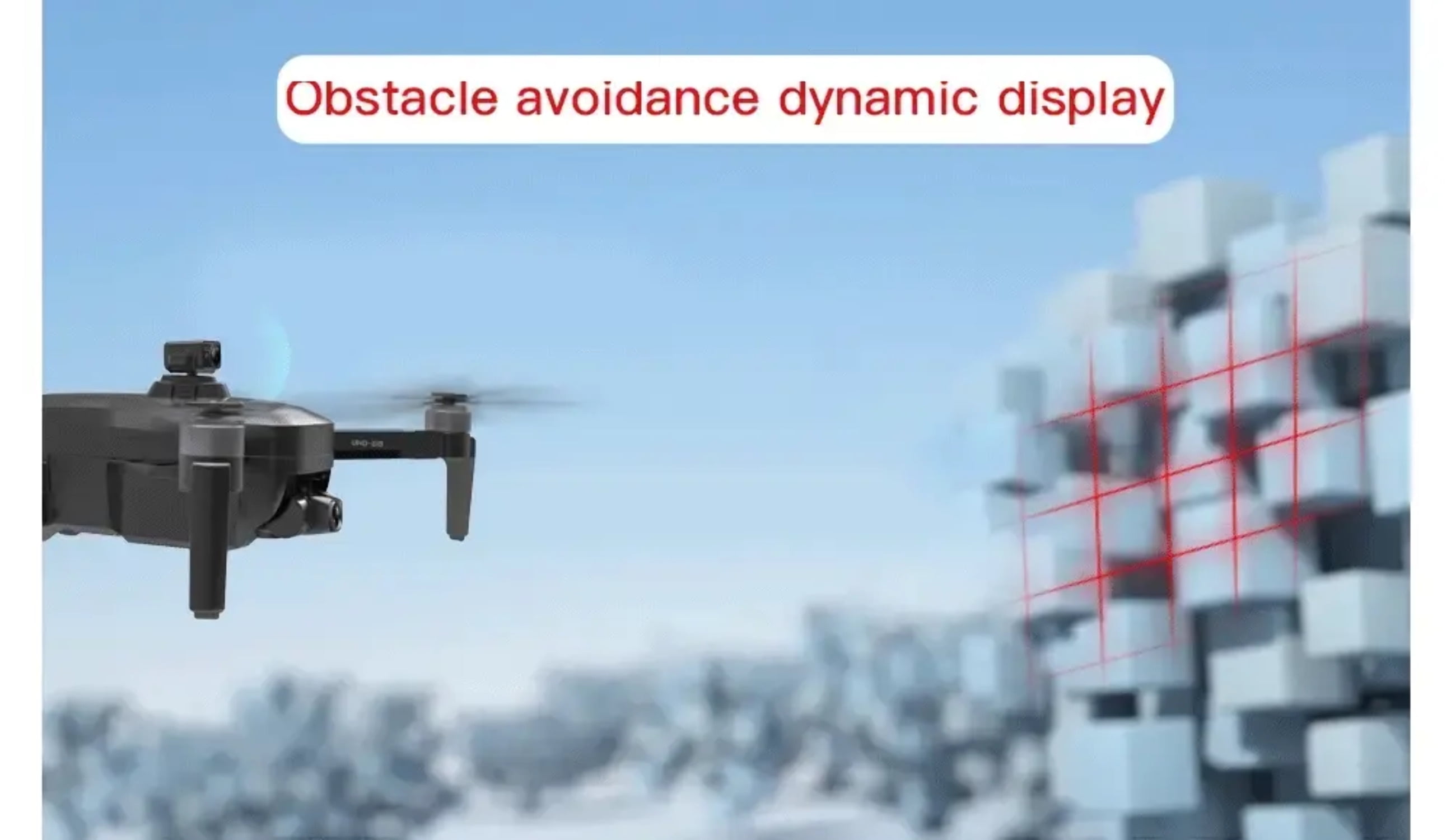 Drone-Clone X Obstacle Detection Pro Aerial Drones w/ Accessories Included