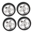 thumbnail image 2 of SUTENGDA 4 Pieces RC Car Tires for 1/18 RC Rally Car Repalces Spare Parts Argent, 2 of 9