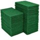 thumbnail image 1 of Xiao Hua Paquete de 20 estropajos para lavavajillas, reutilizables, de color verde, de 4 x 6 pulgadas, aptos para platos, cepillos de cocina y rejillas de metal., 1 of 5