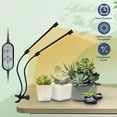 thumbnail image 3 of Mistaha USB Plant Grow Light Sunlight White Full Spectrum Angle Adjustable Desktop Clamp Growing Lamp for Indoor Plants 5 Dimmable Levels 4/8/12H Timer, 3 of 8