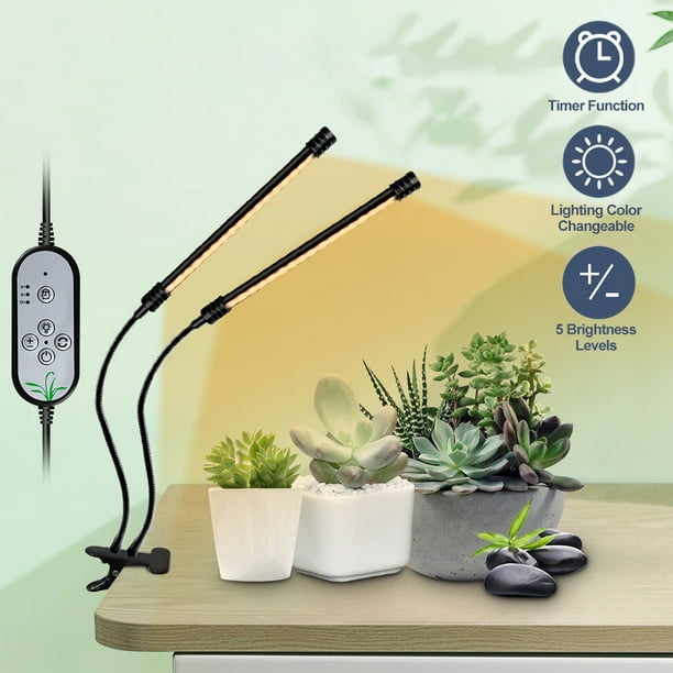 Lampes de croissance LED pour plantes d'intérieur, spectre complet