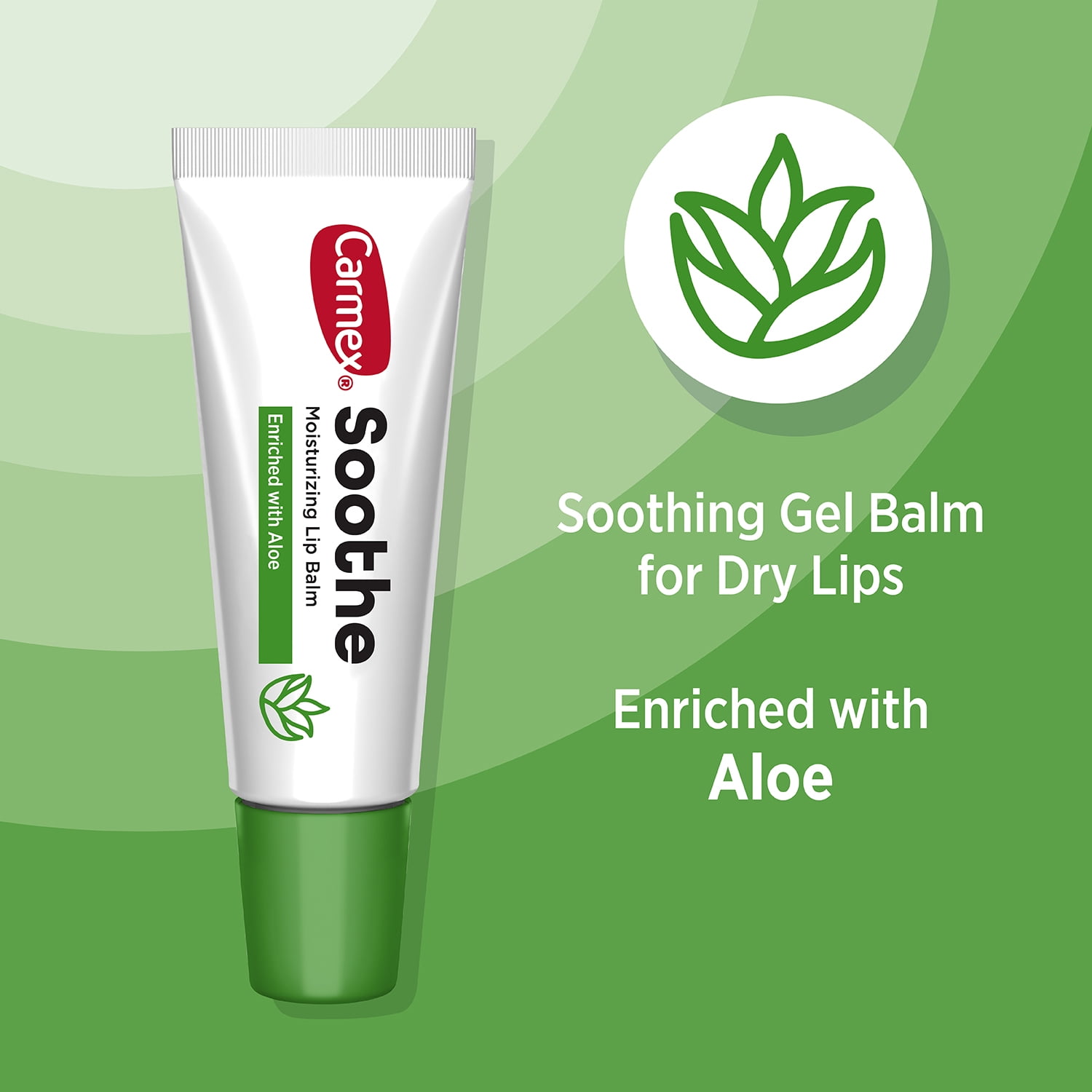 Carmex Sun & Soothe Moisturizing Lip Balm, 2 CT