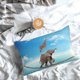 thumbnail image 5 of Balery Elephant Giraffe Funda de Cojín Estampada, Regalos para Mujeres, Regalos de Amor para Ella, Regalos para Novia o Esposa, Funda de Almohada-16"x24", 5 of 6
