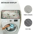 thumbnail image 6 of ZIATUBLES Washer and Dryer Top Protector Mat Anti-Scratch Washing Machine Top Cover Pad for Laundry Room Washable Home Kitchen Decor Accessories, 24 x 19.7 Inch, Hummingbird Peach Blossom, 6 of 7