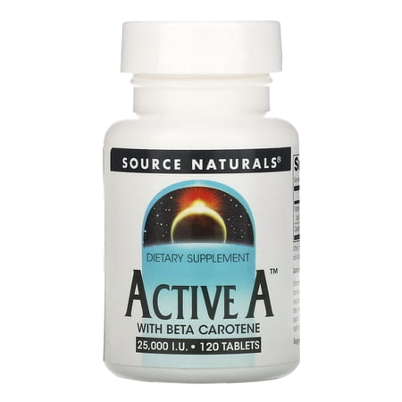 Source Naturals Active A 25000 IU - 120 Tablet