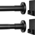 thumbnail image 1 of Matte Shower Curtain Rod Diameter Stainless Steel Adjustable Spring Tension Rods to ; with Holders -Slip Curtain Rods No Drilling( ), 1 of 7