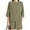 05-Olive Night, variant on Women's Mock Neck Lounge Set 3/4 Sleeve Tops and Elastic Waist Shorts Cozy Loungewear Sweatsuit with Pockets