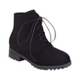 thumbnail image 1 of jsaierl Autumn And Winter Flowers Color Matching Thick High-heeled Platform Women's Sleeve High Boots, 1 of 4