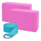 thumbnail image 1 of Bloque Ladrillo Para Yoga Block Pilates Fitness Y Ejercicios Rosa, 1 of 5