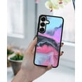 thumbnail image 5 of WIRESTER Shockproof Soft Rubber Cover Case for Samsung Galaxy S25 6.2" 2025, Colorful Marble, 5 of 5