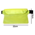 thumbnail image 2 of Laklulu Bolsa impermeable con correa ajustable para la cintura, bolsa seca táctil con cinturón ajustable para teléfono, objetos de valor para playa, natación, esnórquel, canotaje, pesca, kayak, etc., 2 of 5