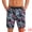 Black Red, variant on DARING DIVA Men's Swimming Elastic Liner Drawstring Beach Shorts with Pocket 28 Black Red