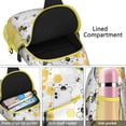 thumbnail image 4 of Bumble Bee Sling Backpack, Honeybee and Hive Print Crossbody Bag with Cute Pattern Design, Bee Lovers Travel Gift Idea, 4 of 5