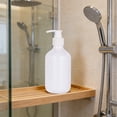 thumbnail image 4 of CaiYueKe Shower Gel Dispenser Bottle Refillable Soap Dispenser for Bathroom Kitchen Sink Hand Wash Station Creative Decorative Plastic Bottle Pump Organizer Container, 4 of 7