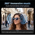 thumbnail image 3 of AI Smart Glasses, Real-Time Translation & Voice Assistant Touch Control, Photochromic Lenses Glasses All-Day Comfort for Men Women, 3 of 9