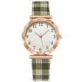 thumbnail image 2 of Montre Rétro pour Femmes, Mode, Lumineuse, Bracelet à Carreaux, Montre à Quartz, 2 of 9