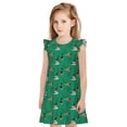 thumbnail image 1 of Vsdgher Canard Colvert Pose Volante pour Filles Chemises de Nuit Manches Courtes à Volants Robe de Nuit Vêtements de Nuit Pyjamas pour Fête Pyjama-Petit, 1 of 6