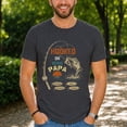 thumbnail image 3 of Jollimate Custom Name Shirt, Hooked On Being Papa T-Shirt, Funny Fishing Shirt, Fishing Dad Gift, 3 of 6